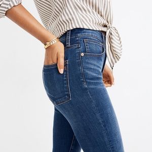 MADEWELL SKINNY SKINNY ZIPPER ANKLE JEANS